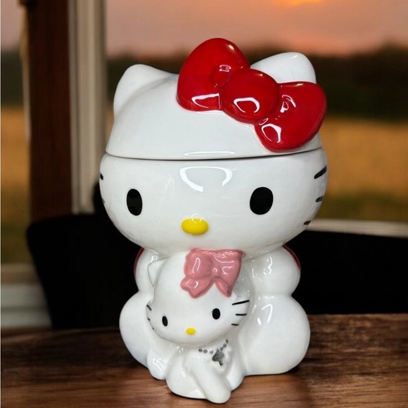 Hello Kitty and Charmmy Kitty cookie jar canister NEW RARE HTF collectors item - Picture 4 of 7